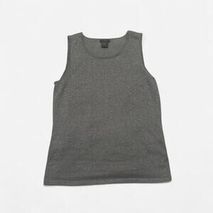 Silver sparkly ann taylor top